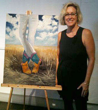 Kathy Dana and Paint for Miracles