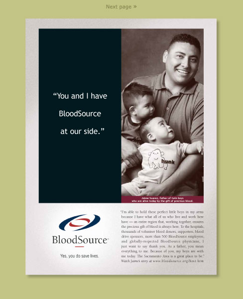 BloodSource corporate ad