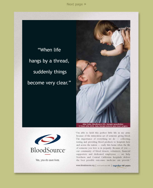 BloodSource corporate ad